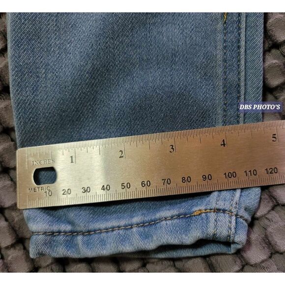 Cat and Jack Jeans 4T Girls Unicorns Adjustable Waist Blue - Picture 12 of 16